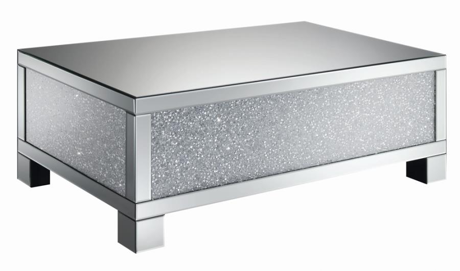 Gillian Silver Coffee Table - furniture place usa