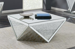 Amore Silver Coffee Table - furniture place usa