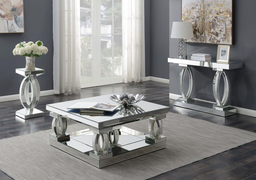 Amalia Silver End Table - furniture place usa