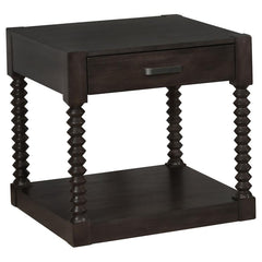 Meredith Brown End Table - furniture place usa