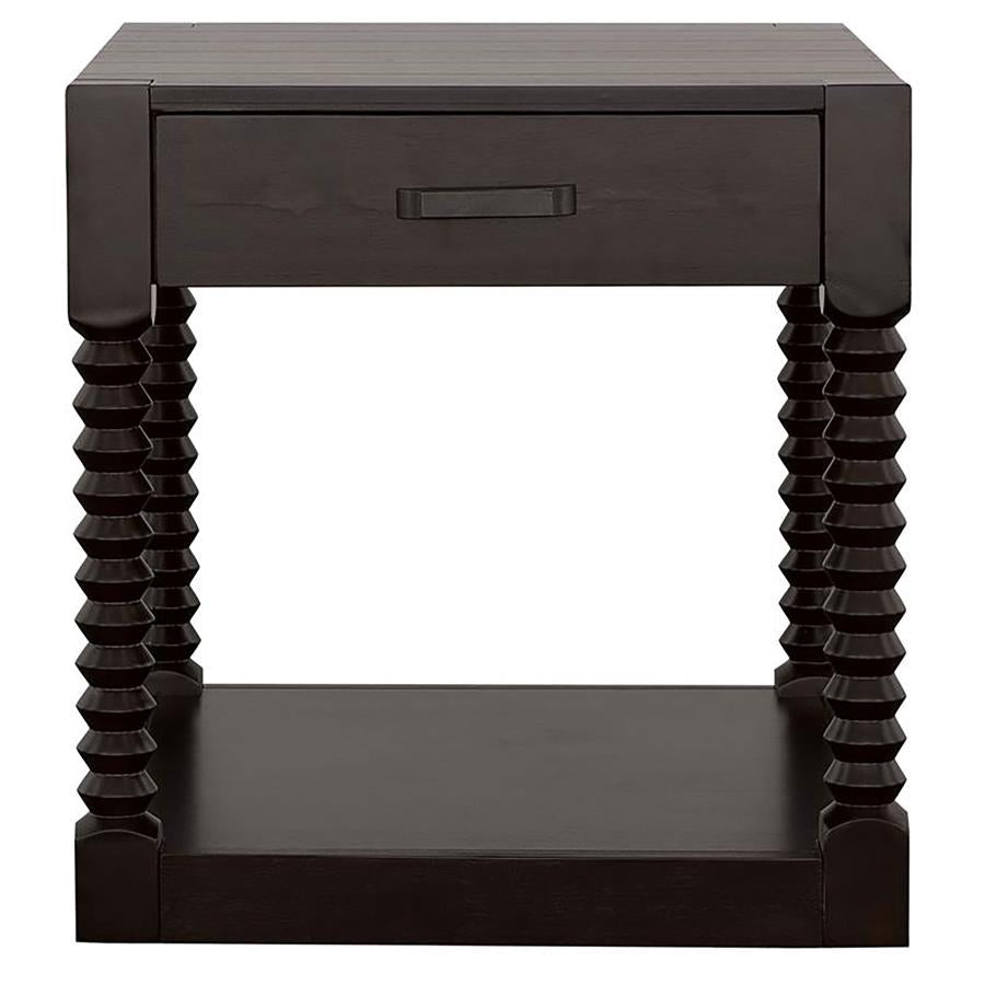 Meredith Brown End Table - furniture place usa