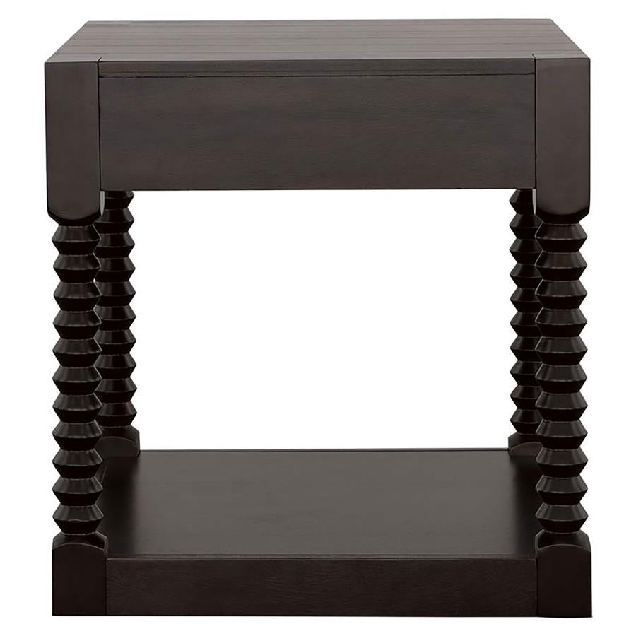 Meredith Brown End Table - furniture place usa