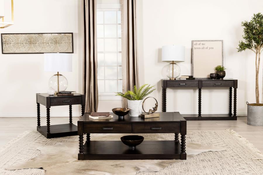 Meredith Brown End Table - furniture place usa