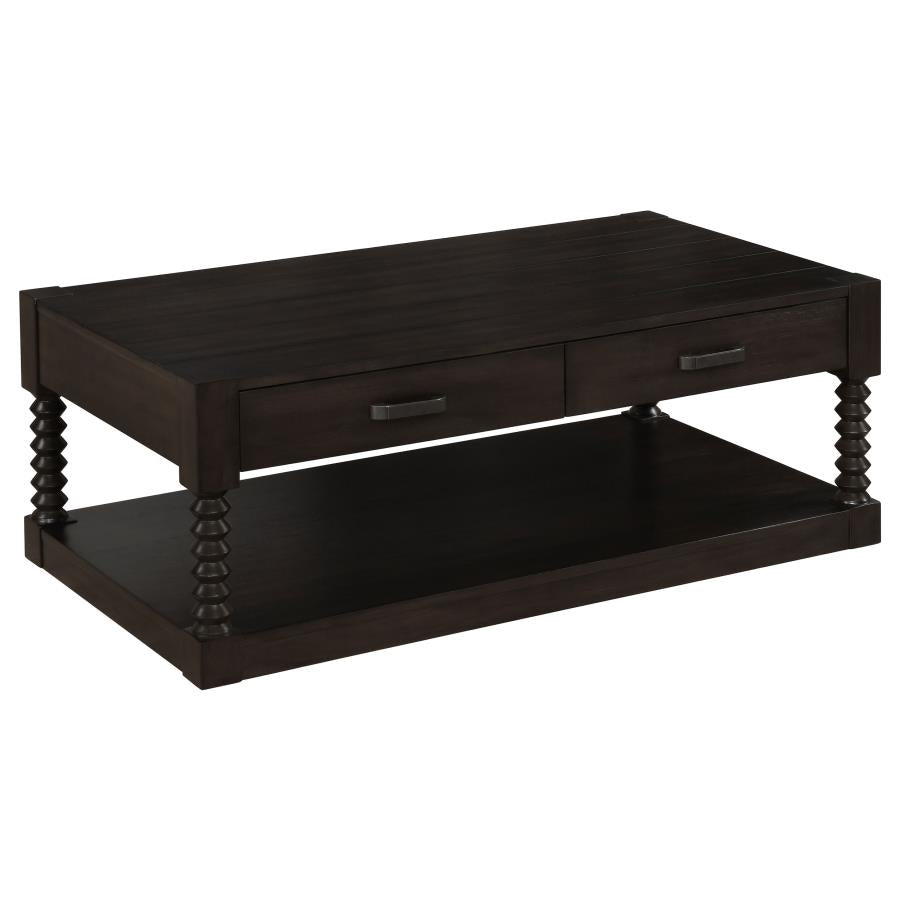 Meredith Brown Coffee Table - furniture place usa