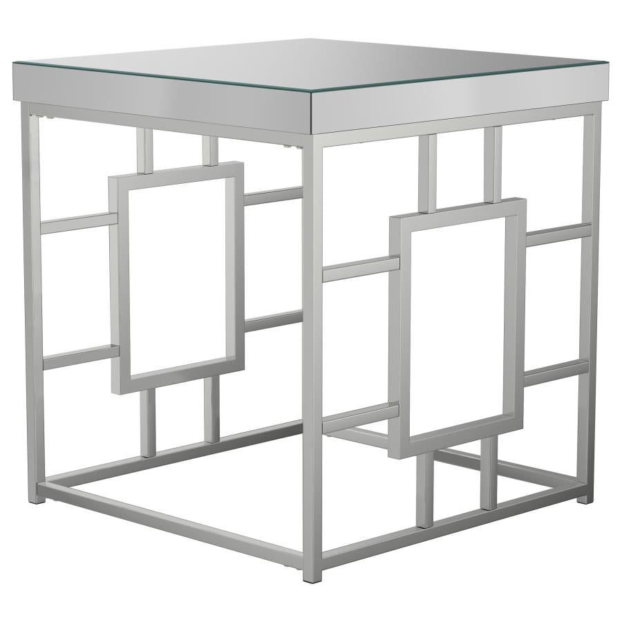 Dafina Silver End Table - furniture place usa