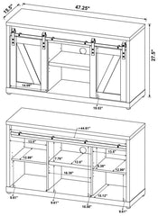 Brockton Brown 48" Tv Stand - furniture place usa