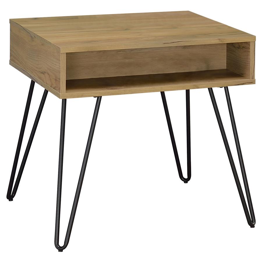 Fanning Brown End Table - furniture place usa