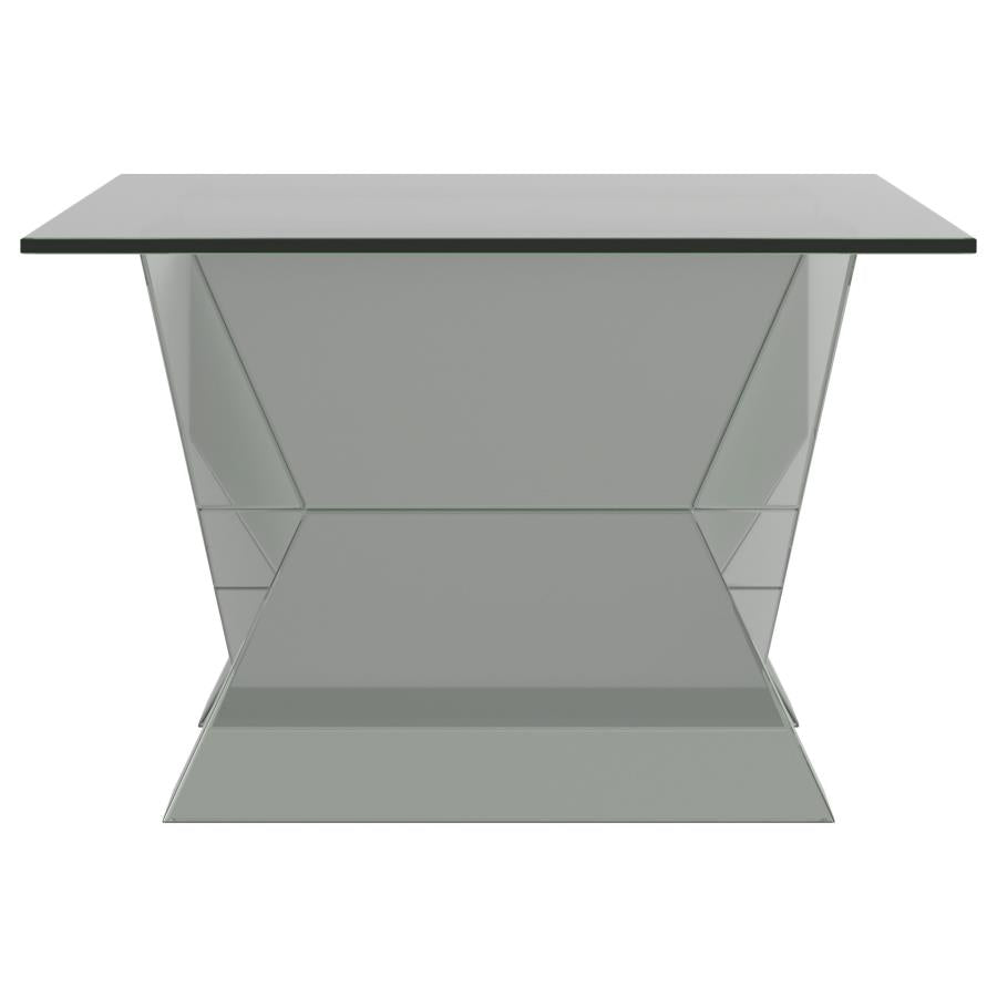 Taffeta Silver Coffee Table - furniture place usa