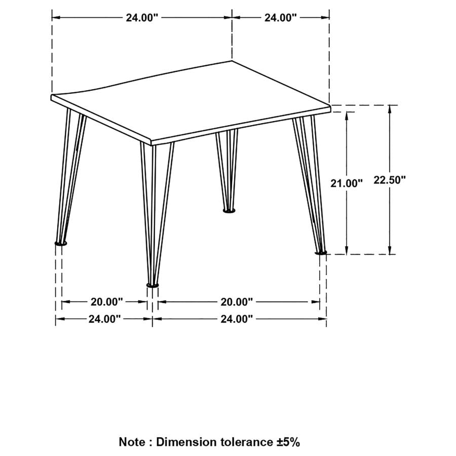 Zander Brown End Table - furniture place usa