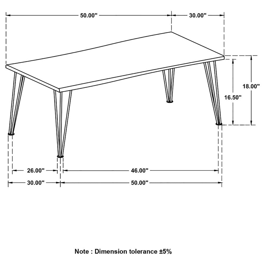 Zander Brown Coffee Table - furniture place usa