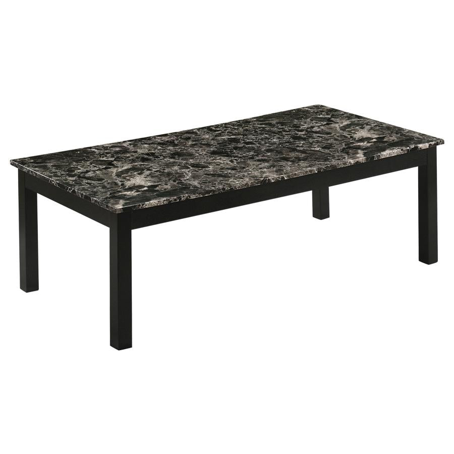 Darius Black 3 Pc Coffee Table Set - furniture place usa