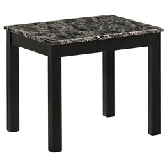 Darius Black 3 Pc Coffee Table Set - furniture place usa