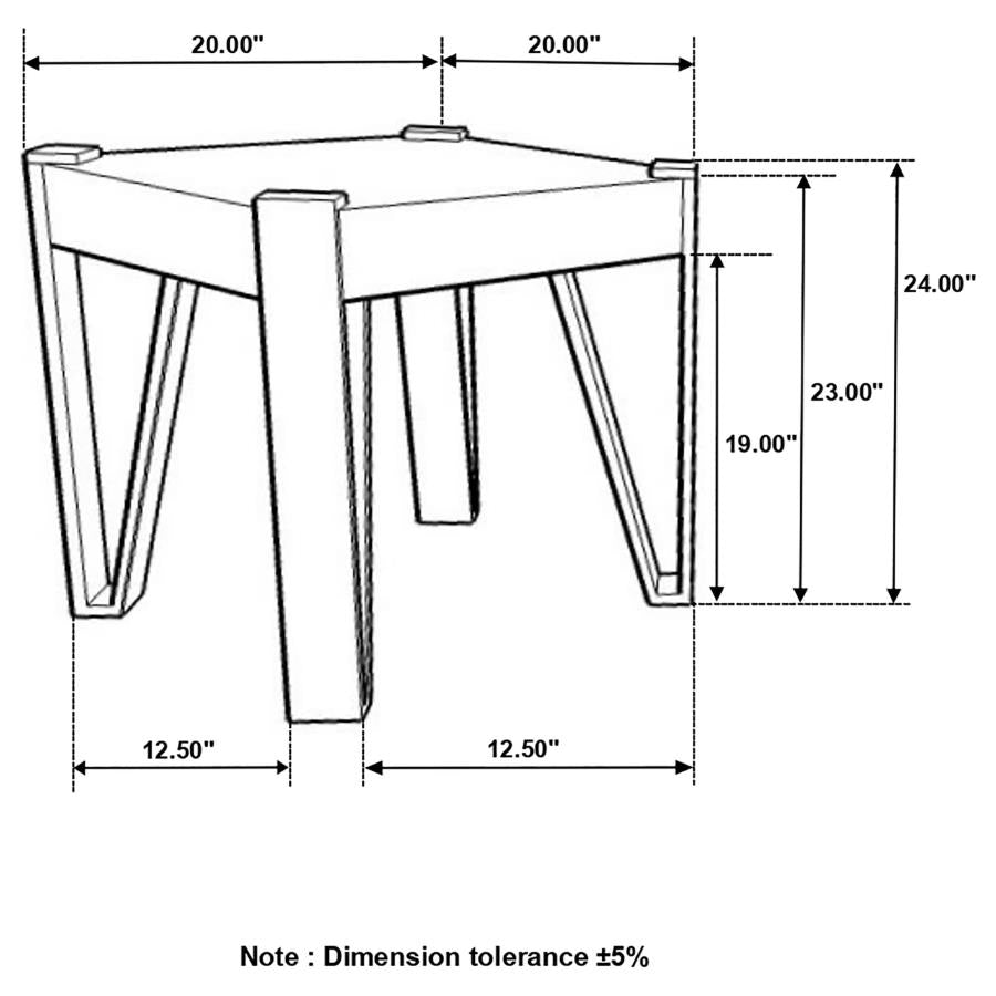 Winston Brown End Table - furniture place usa