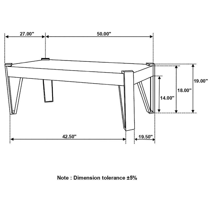 Winston Brown Coffee Table - furniture place usa