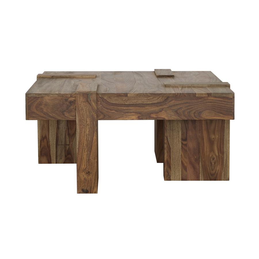 Samira Brown Coffee Table - furniture place usa