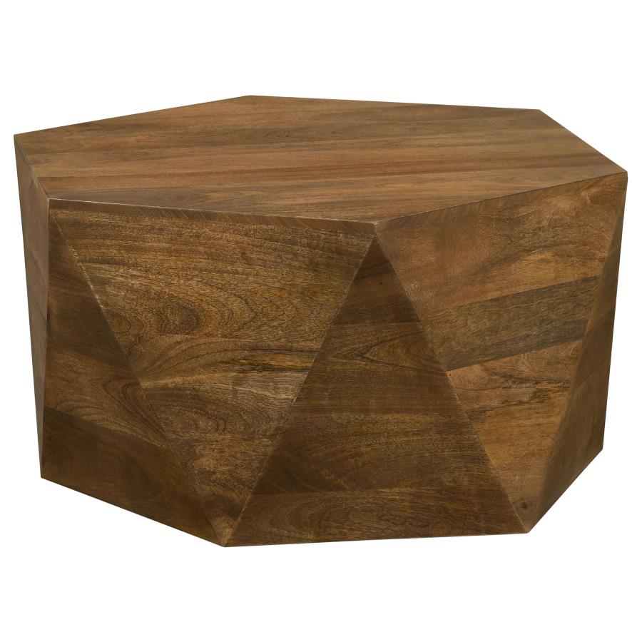 Zalika Brown Coffee Table - furniture place usa