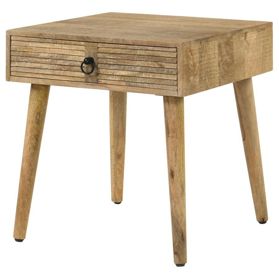 Zabel Brown End Table - furniture place usa