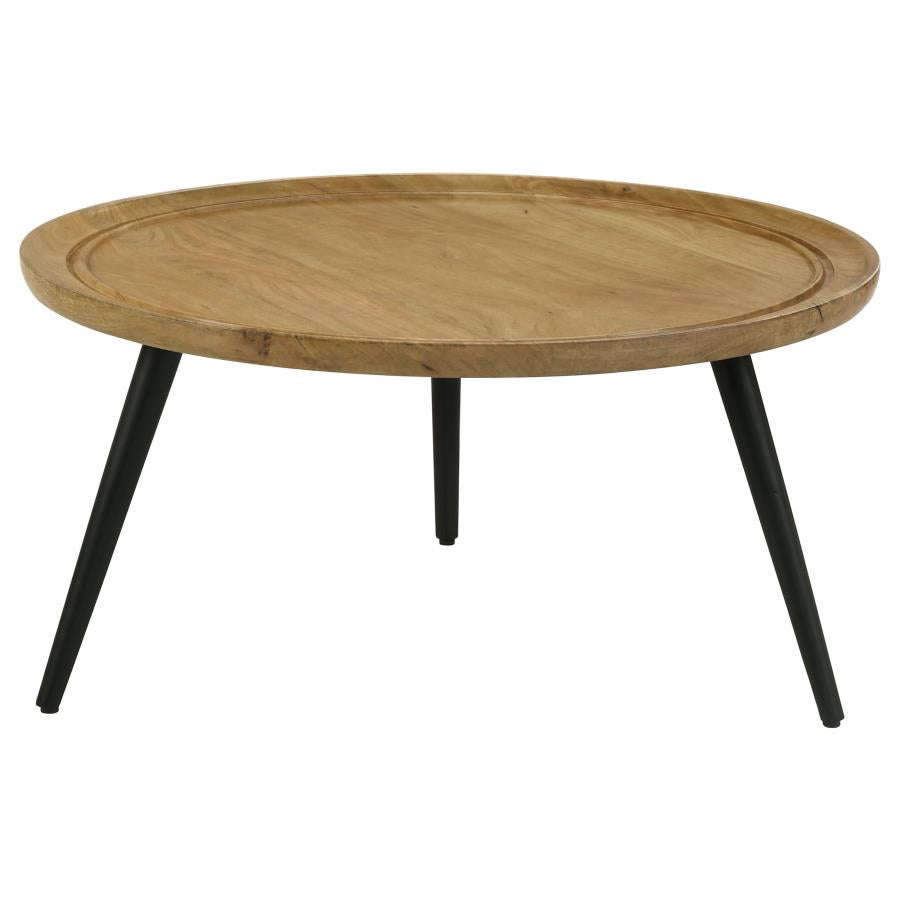 Zoe Brown Coffee Table - furniture place usa