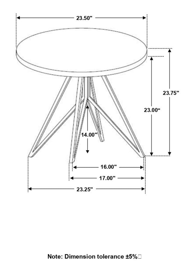 Hadi Grey End Table - furniture place usa