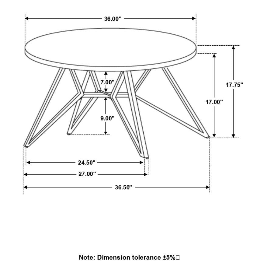 Hadi Grey Coffee Table - furniture place usa