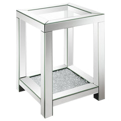 Valentina Silver End Table - furniture place usa