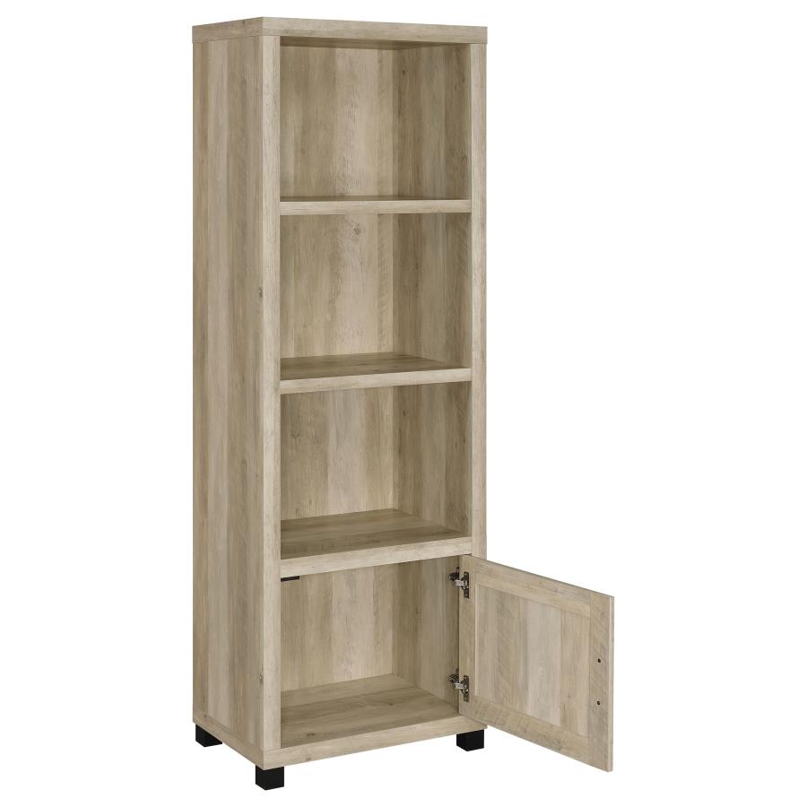 Sachin Brown 3 Pc Entertainment Center - furniture place usa