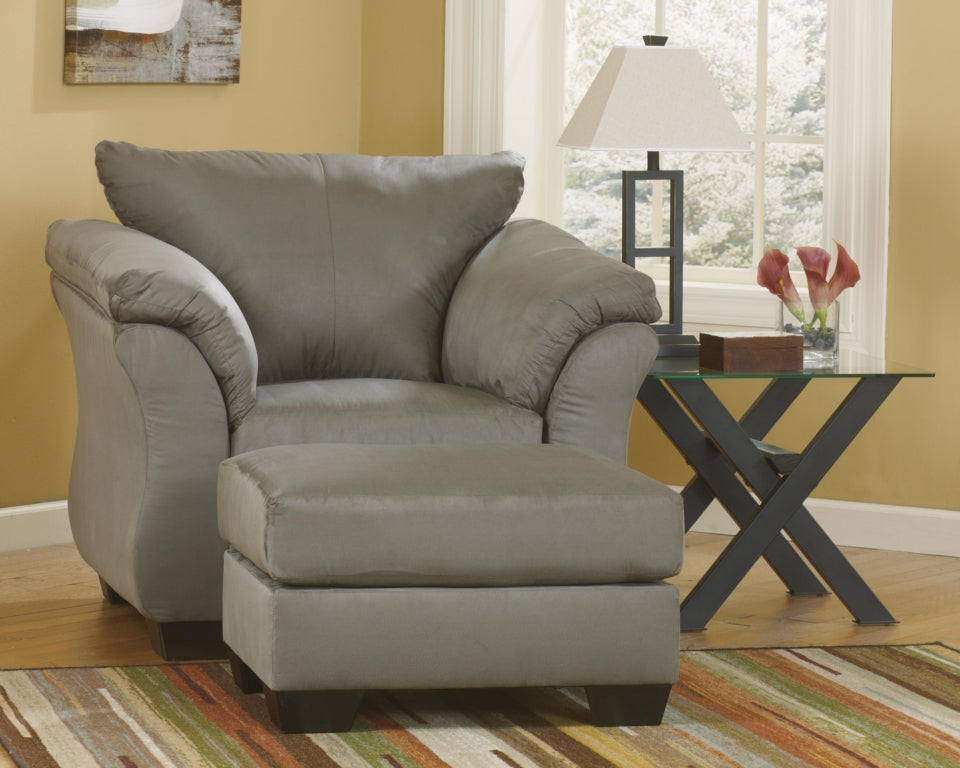 Darcy Chair and Ottoman - furniture place usa