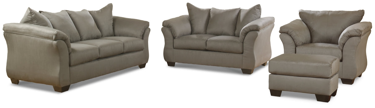 Darcy Sofa, Loveseat, Chair and Ottoman - furniture place usa