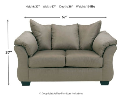 Darcy Sofa, Loveseat, Chair and Ottoman - furniture place usa