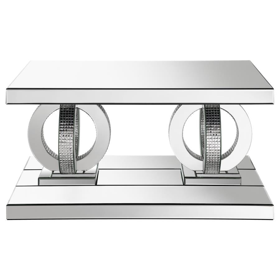 Breena Silver Coffee Table - furniture place usa