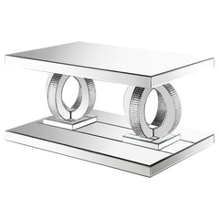 Breena Silver Coffee Table - furniture place usa