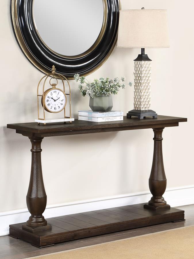 Walden Brown Sofa Table - furniture place usa