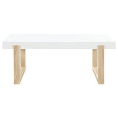 Pala White Coffee Table - furniture place usa