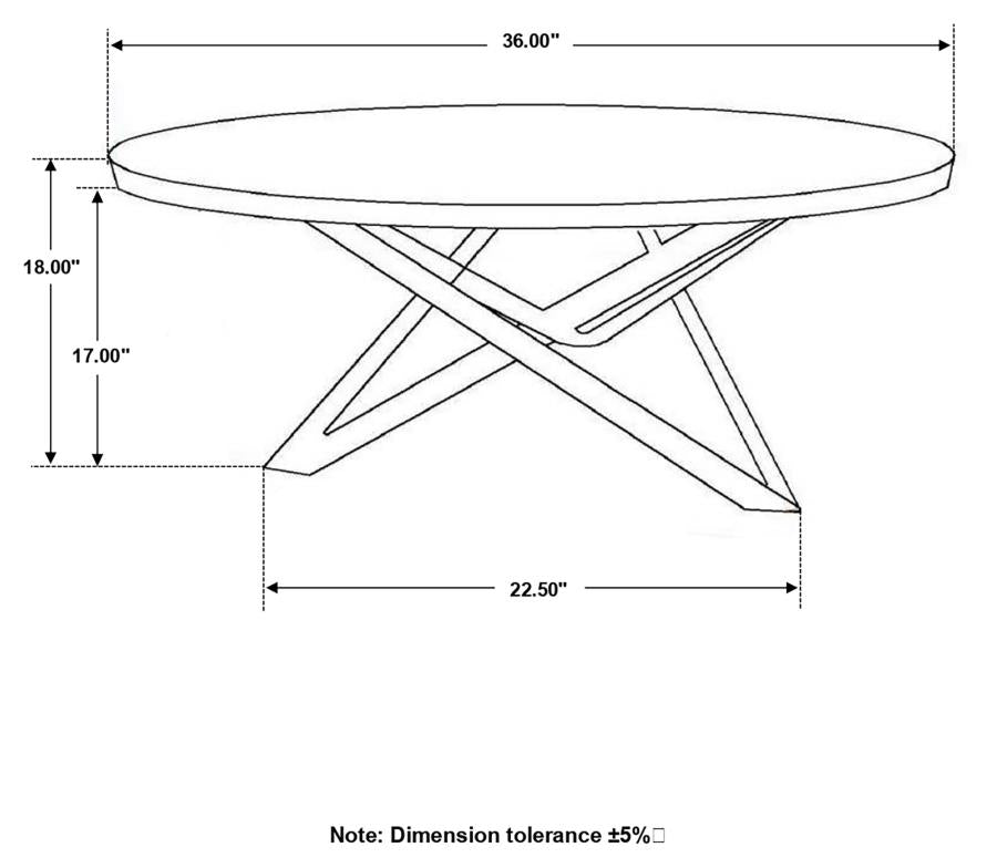 Zack Brown Coffee Table - furniture place usa