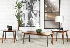 Radley Brown 3 Pc Coffee Table Set - furniture place usa