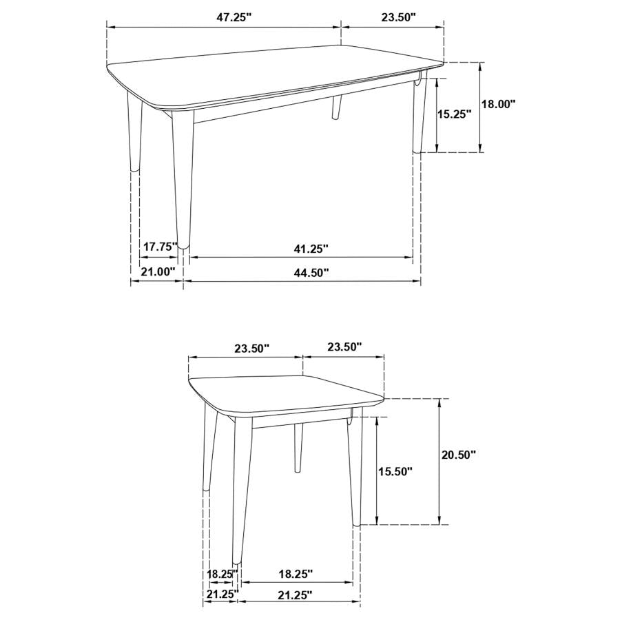 Radley Brown 3 Pc Coffee Table Set - furniture place usa