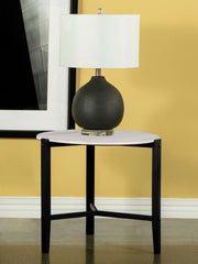 Tandi White End Table - furniture place usa