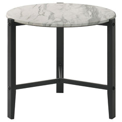 Tandi White End Table - furniture place usa