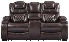 Warnerton Power Reclining Sofa and Loveseat with Power Recliner - furniture place usa