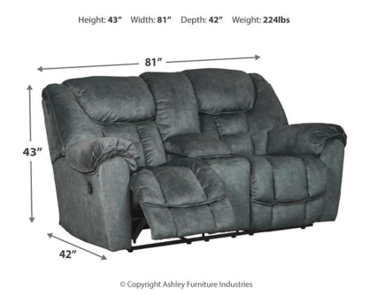Capehorn Reclining Sofa and Loveseat - furniture place usa