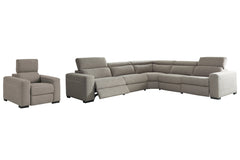 Mabton 5-Piece Sectional with Recliner - furniture place usa