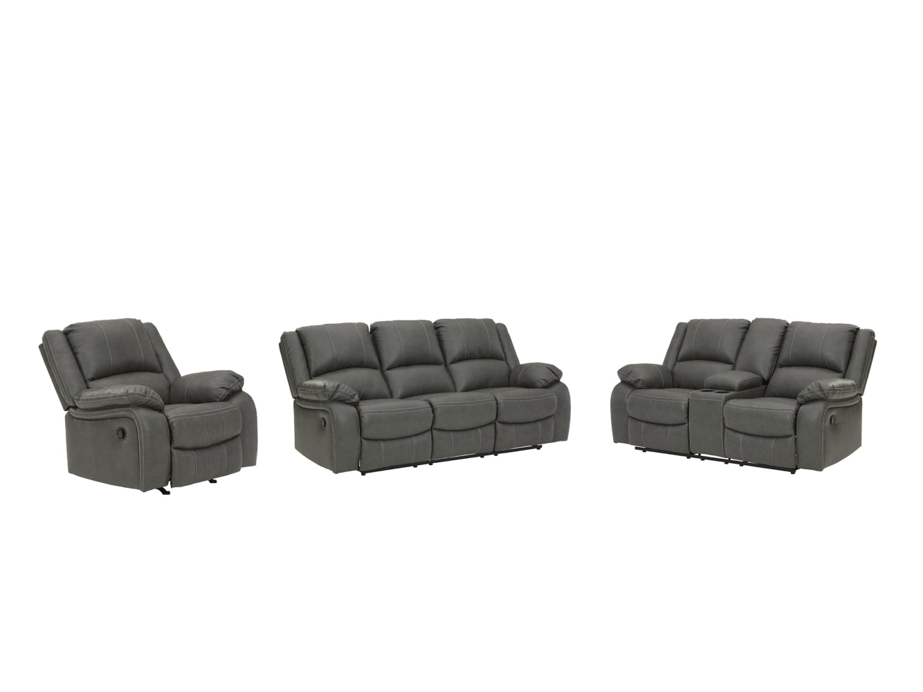 Calderwell Sofa, Loveseat and Recliner - PKG007328 - furniture place usa