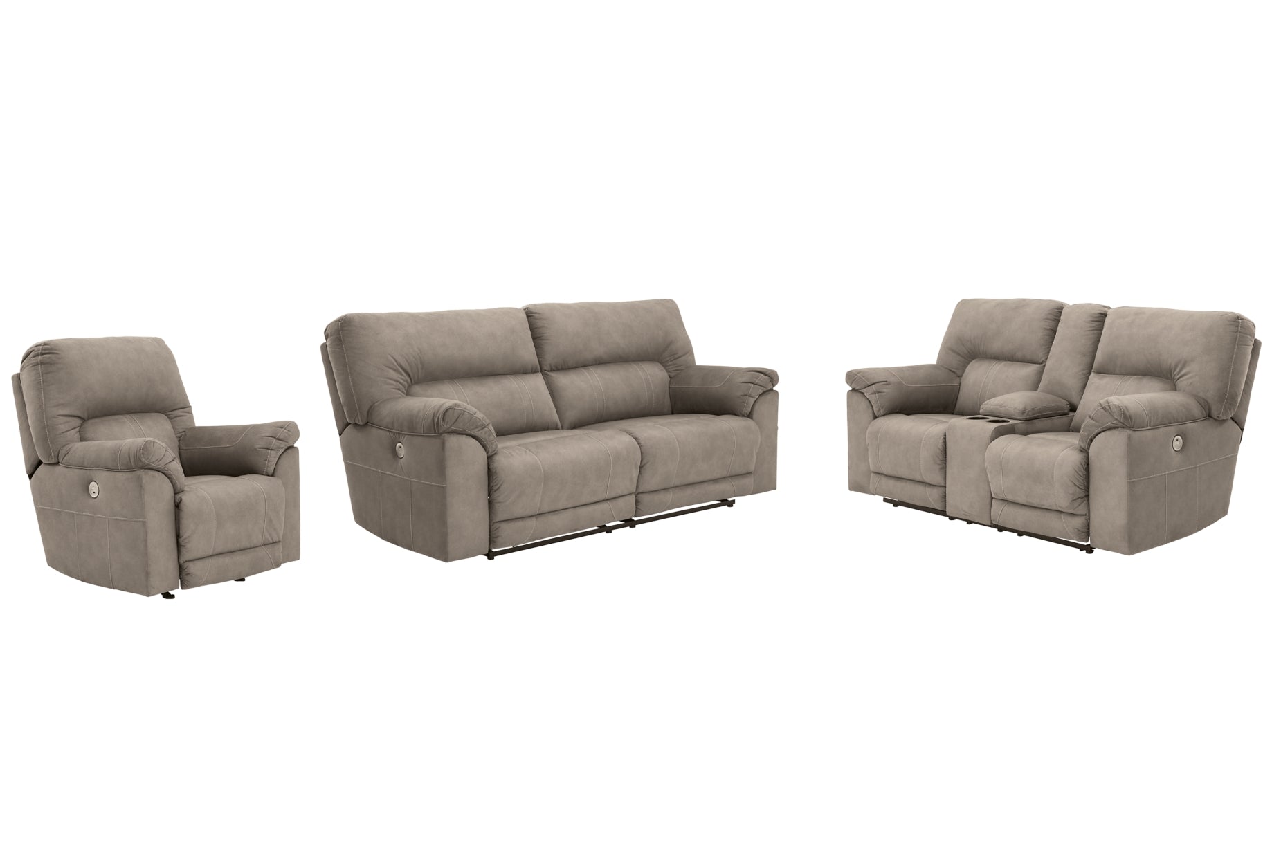 Cavalcade Sofa, Loveseat and Recliner - PKG007330 - furniture place usa