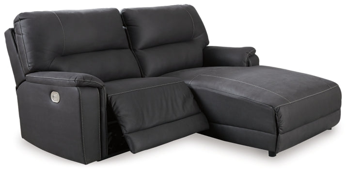 Henefer 2-Piece Power Reclining Sectional with Chaise - 78606S3 - furniture place usa