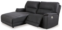 Henefer 2-Piece Power Reclining Sectional with Chaise - 78606S4 - furniture place usa