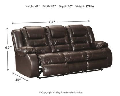Vacherie Reclining Sofa and Loveseat - furniture place usa