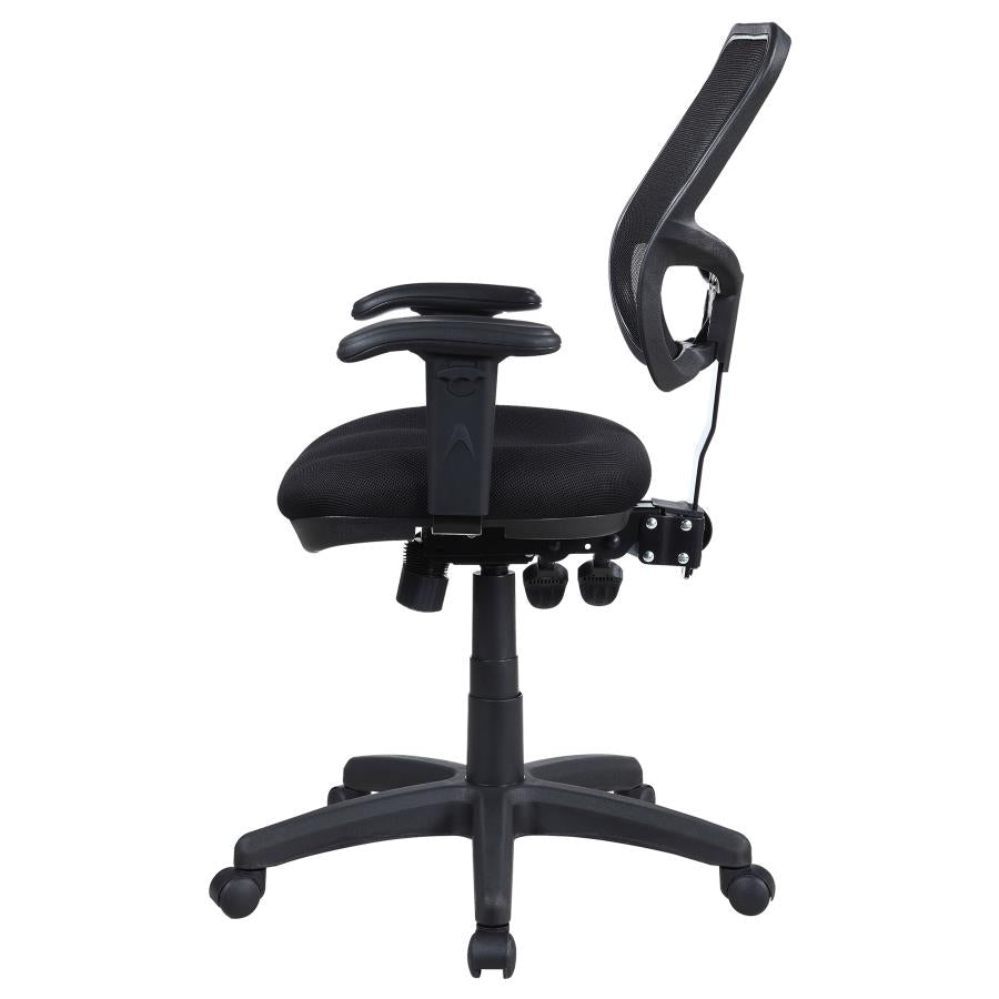 Rollo Black Office Chair - furniture place usa