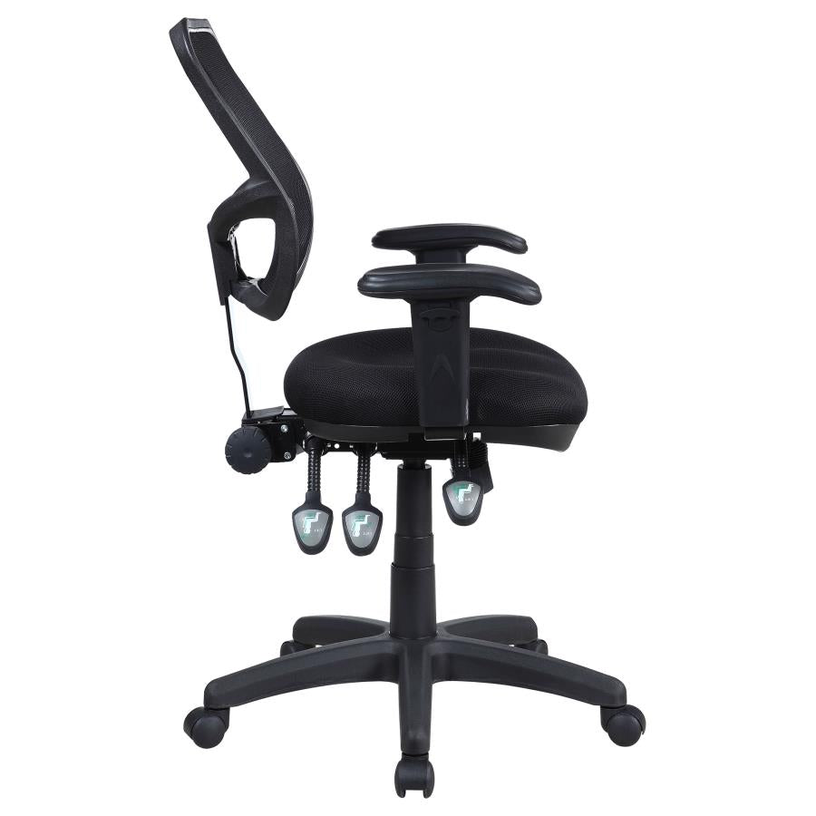 Rollo Black Office Chair - furniture place usa