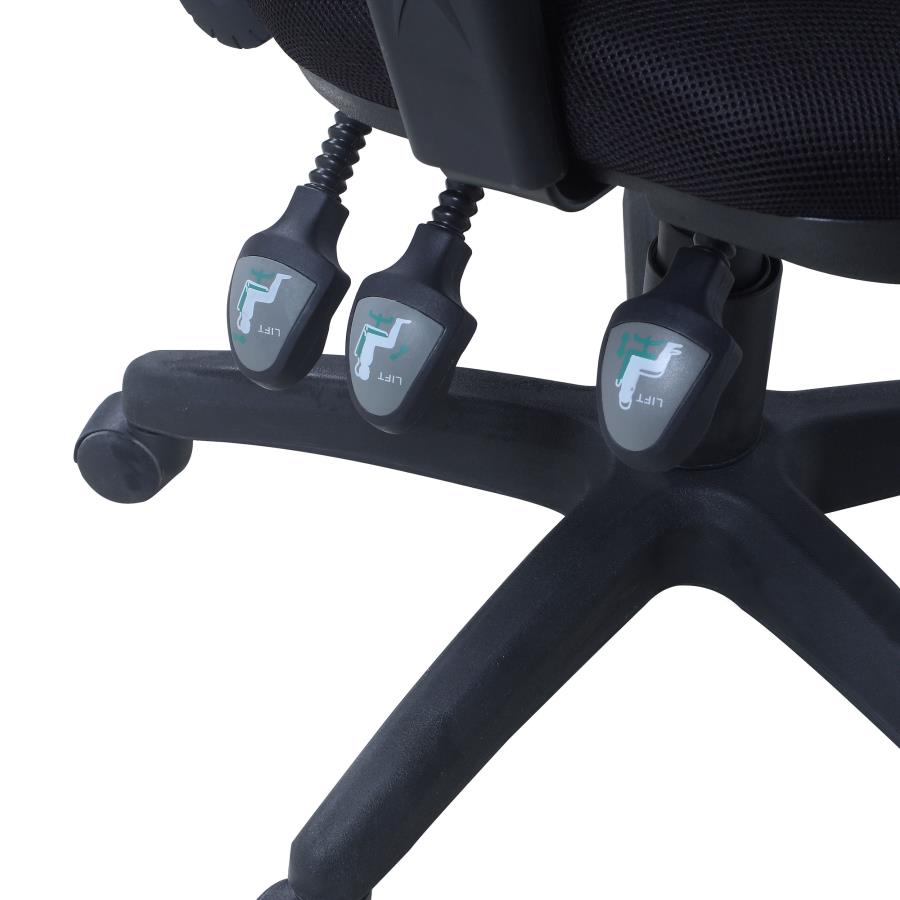 Rollo Black Office Chair - furniture place usa