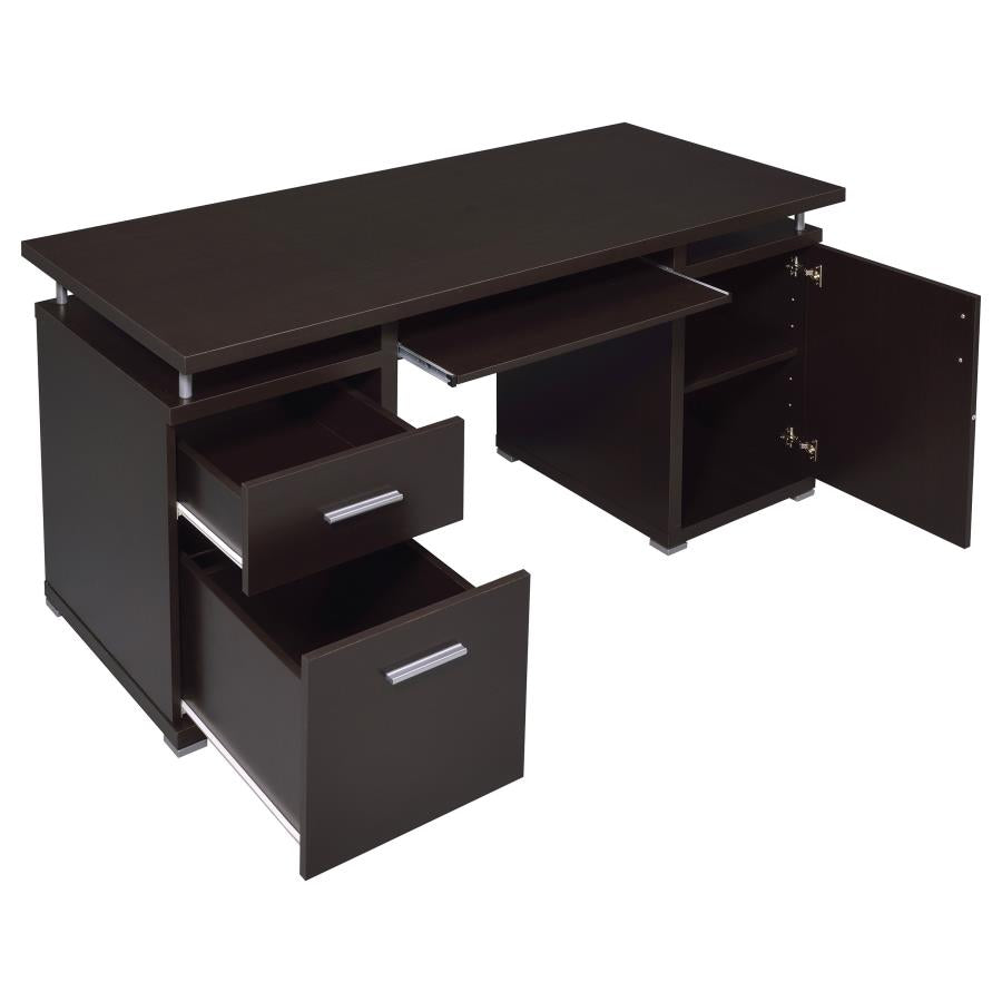 Tracy Brown Computer Desk - furniture place usa